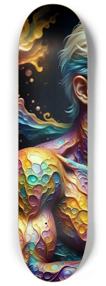 Psychedelic Gay Man - Dyed Hair #22 #1 8-1/4 Skateboard Deck