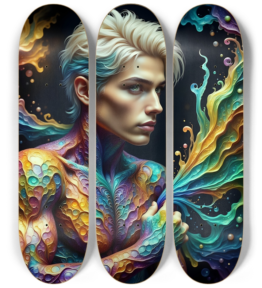 Psychedelic Gay Man - Dyed Hair #22