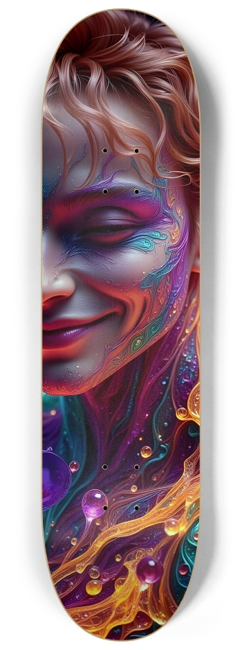 Psychedelic Lesbian Elf - Redhead #22 #2 8-1/4 Skateboard Deck