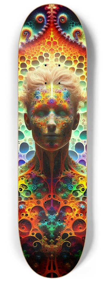Fractal Lesbian #21 #2 8-1/4 Skateboard Deck