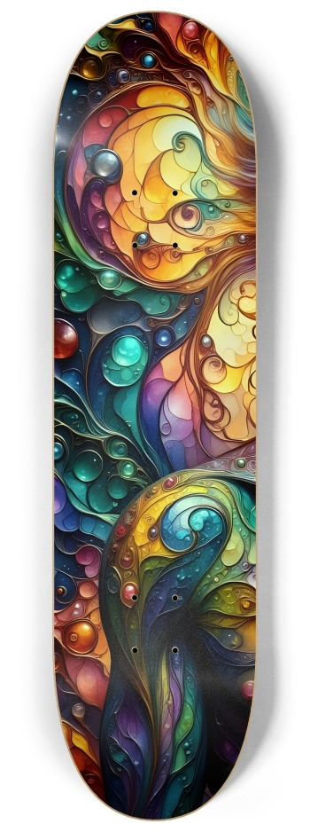 Psychedelic Gay Man - Dyed Hair #4 #1 8-1/4 Skateboard Deck
