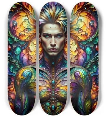 Psychedelic Gay Man - Dyed Hair #4
