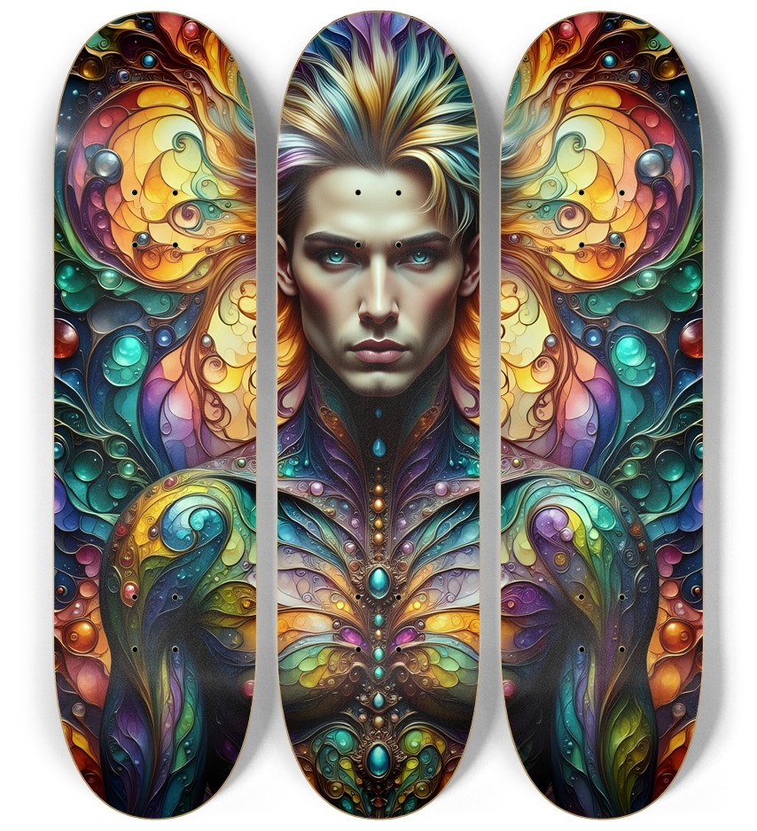 Psychedelic Gay Man - Dyed Hair #4