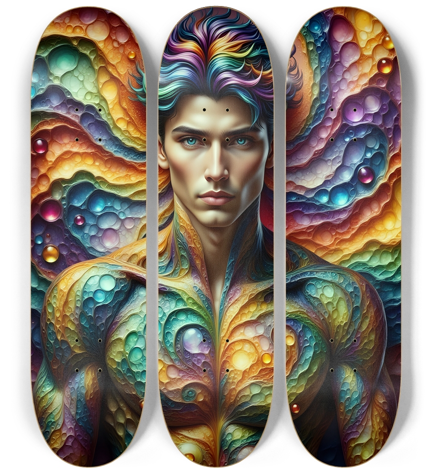 Psychedelic Gay Man - Dyed Hair #16