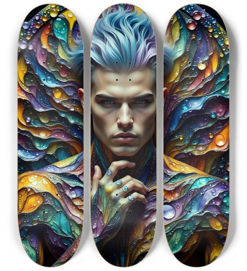 Psychedelic Gay Man - Dyed Hair #7