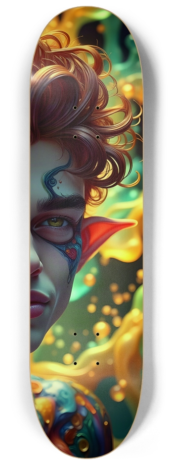 Psychedelic Gay Elf - Redhead #6 #3 8-1/4 Skateboard Deck