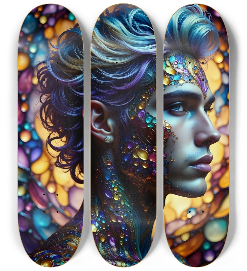 Psychedelic Gay Man - Dyed Hair #21