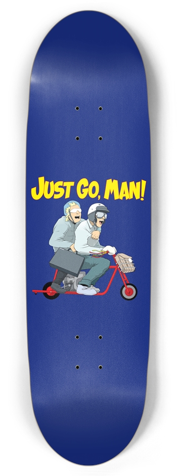 Dumb and Dumber - Just Go Man Football Shape