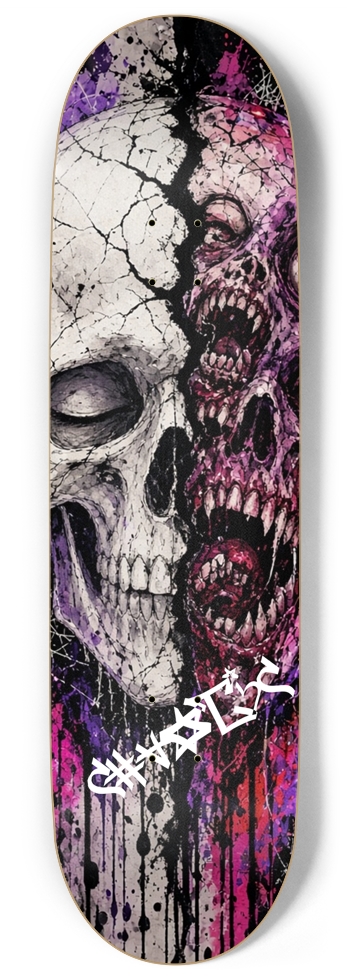 chaotic mind fuck 9 Inch Skateboard