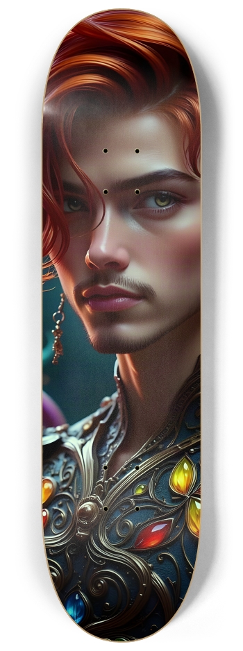 Psychedelic Gay Elf - Redhead #42 #2 8-1/4 Skateboard Deck