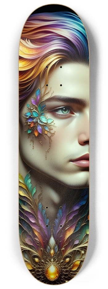 The Elf Prince - Dyed Hair #1 #2 8-1/4 Skateboard Deck