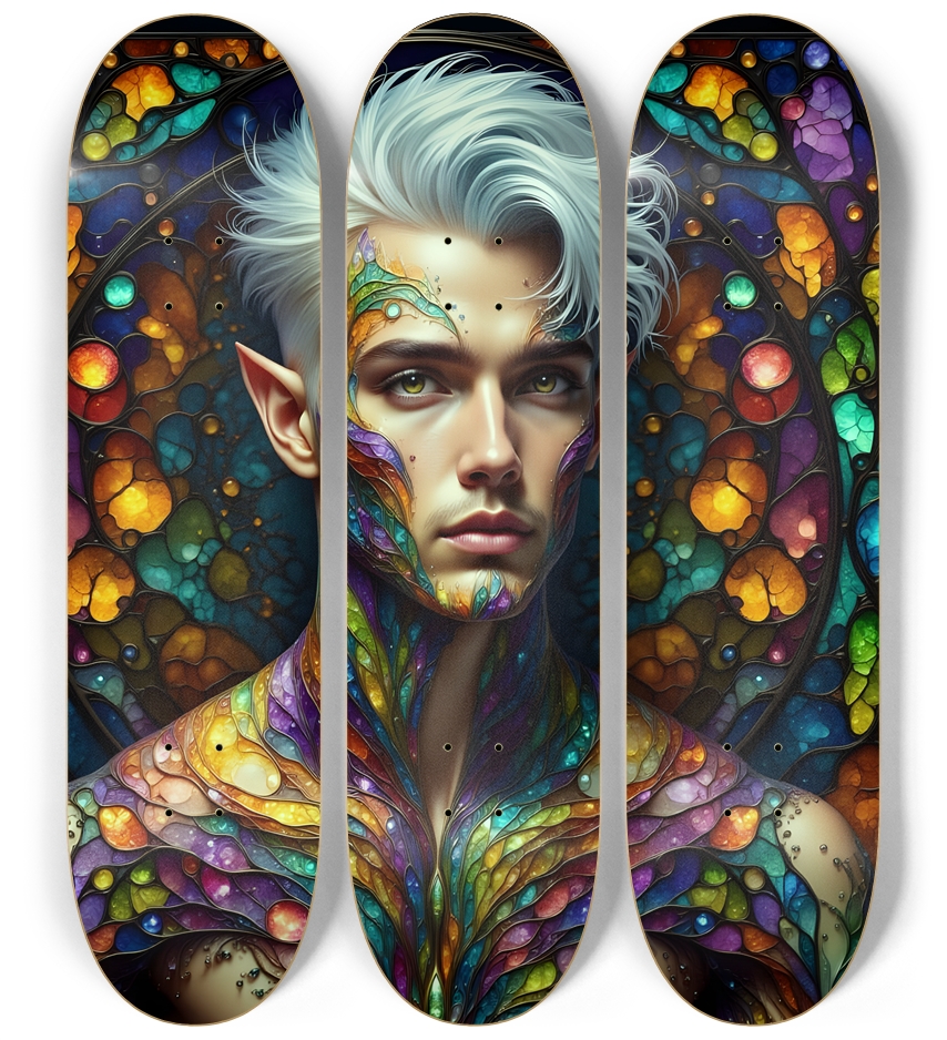 The Elf Prince - Dyed Hair #60 3 Deck Wall Series