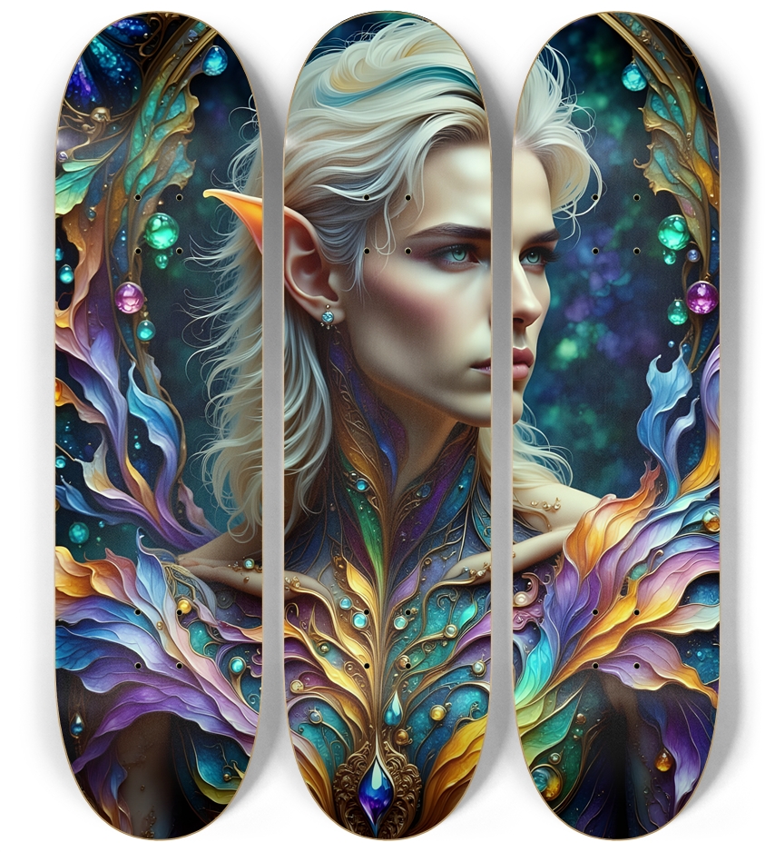 The Elf Prince - Dyed Hair #61 3 Deck Wall Series