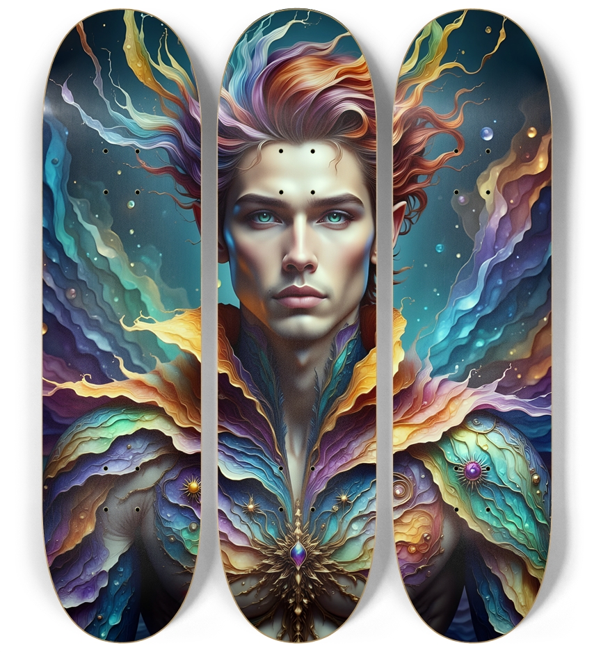 The Elf Prince - Dyed Hair #30 3 Deck Wall Series