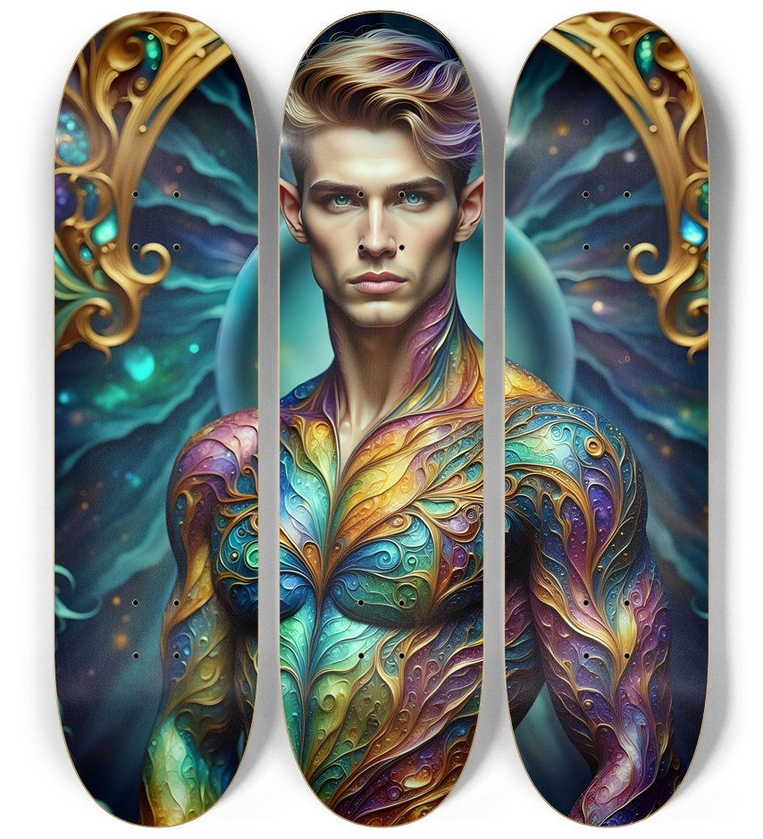 The Elf Prince - Dyed Hair #21 3 Deck Wall Series