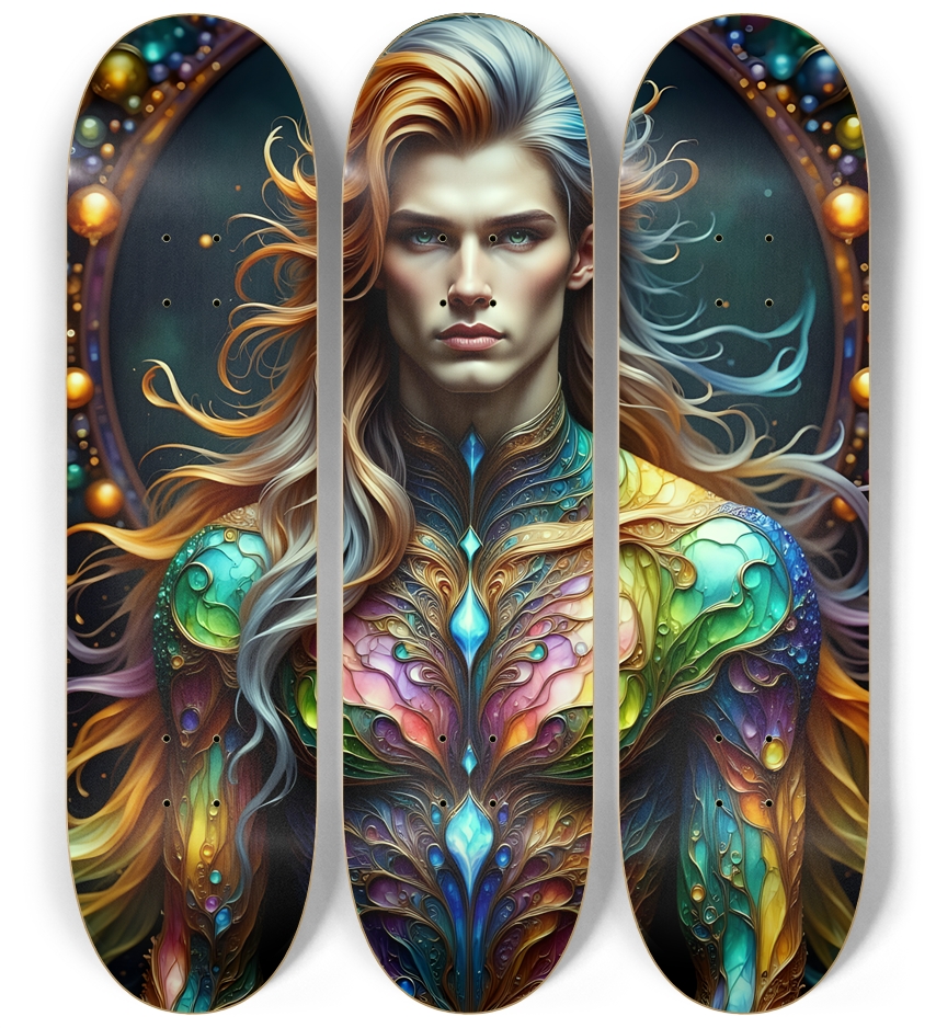 The Elf Prince - Dyed Hair #58 3 Deck Wall Series