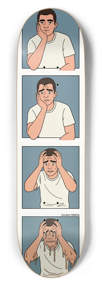"Dont Stress" 8.5 8-1/2 Skateboard Deck