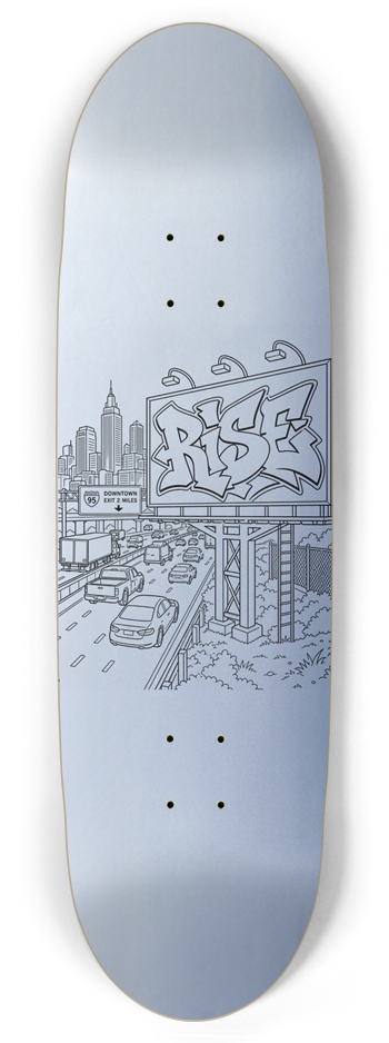 RISE GRAFFITI Football Shape