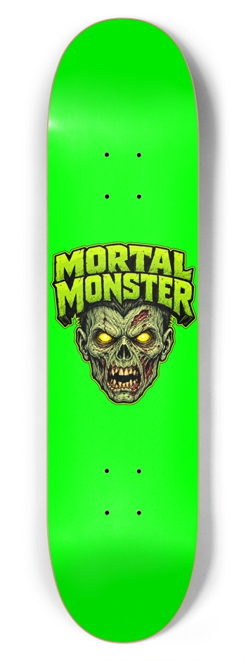 Mortal Monster Green Zombie Logo Deck.