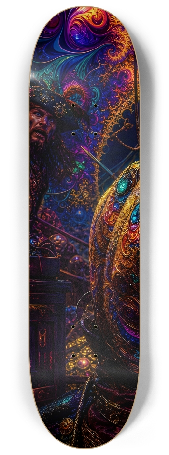 Psychedelic Lavender Fractal Pirate #27 #1