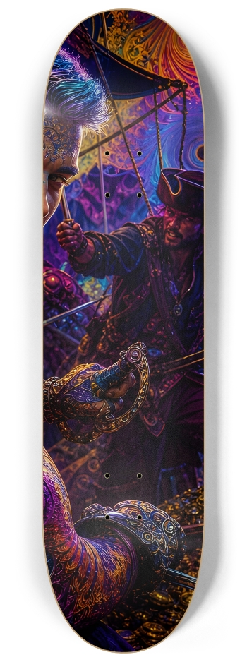 Psychedelic Lavender Fractal Pirate #27 #3