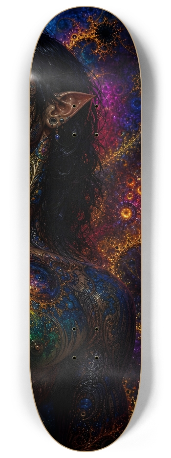 Psychedelic Gay Fractal Jet Black Elf #18 #3