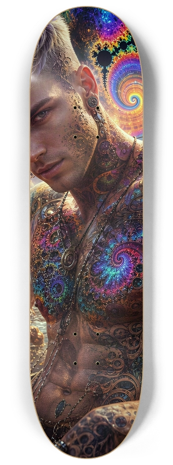 Psychedelic Lavender Fractal Pirate #29 #2