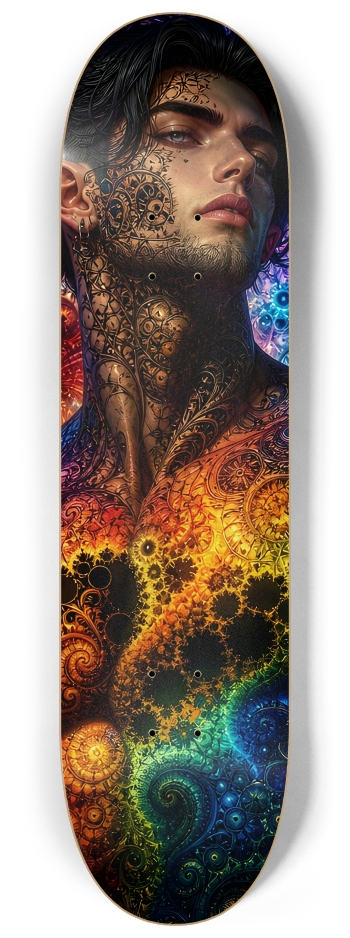 Psychedelic Gay Fractal Jet Black Elf #12 #2