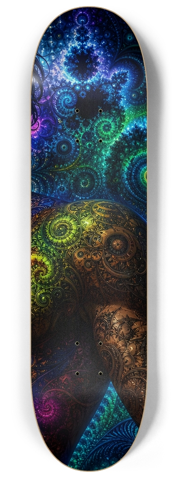 Psychedelic Gay Fractal Jet Black Elf #12 #3