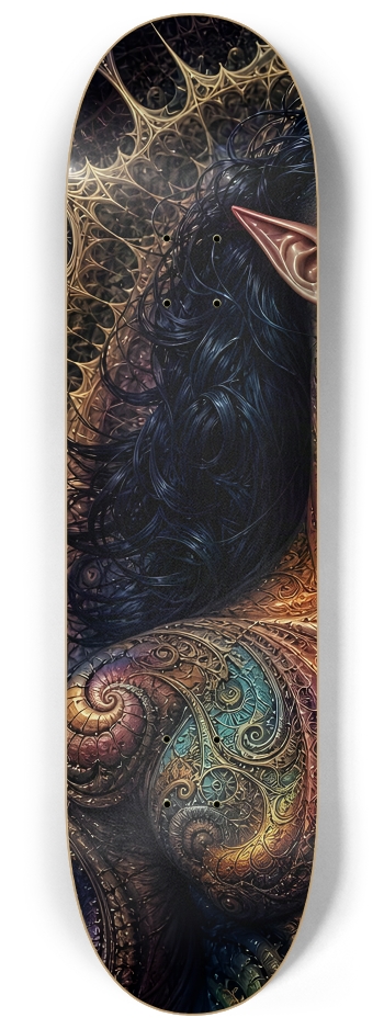 Psychedelic Gay Fractal Jet Black Elf #27 #1