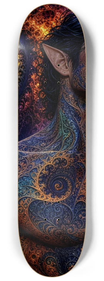Psychedelic Gay Fractal Jet Black Elf #17 #2