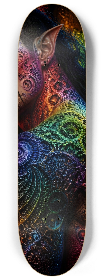 Psychedelic Gay Fractal Jet Black Elf #29 #2