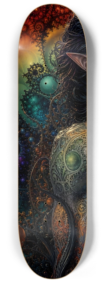 Psychedelic Gay Fractal Jet Black Elf #11 #1
