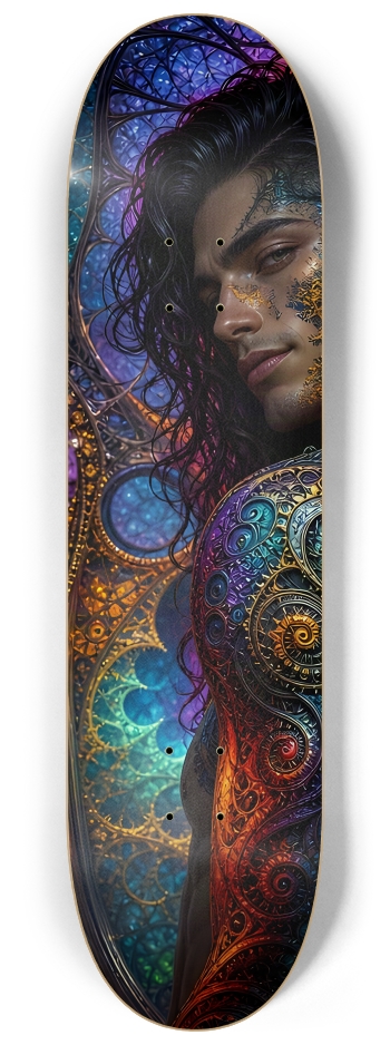 Psychedelic Gay Fractal Jet Black Elf #25 #1