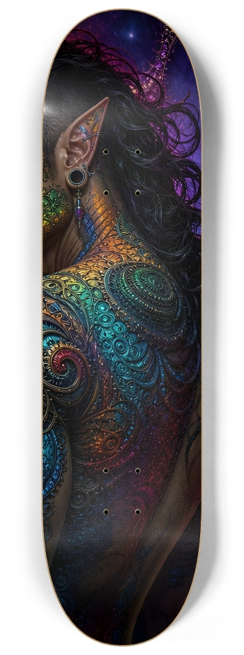 Psychedelic Gay Fractal Jet Black Elf #25 #2