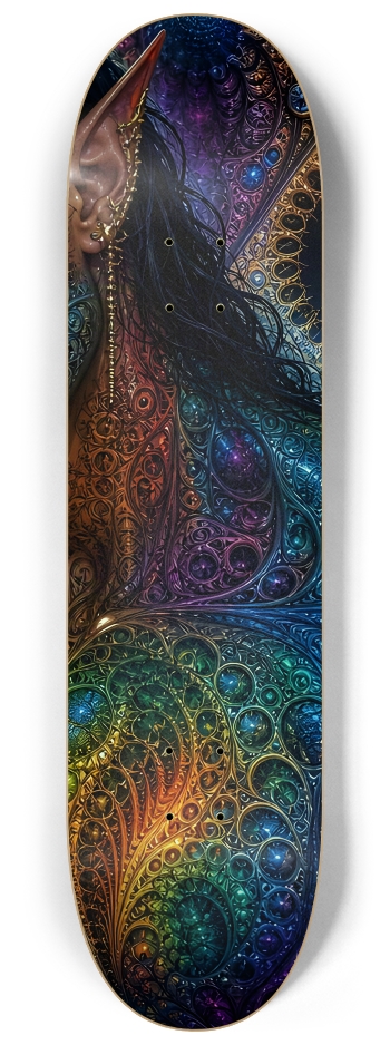 Psychedelic Gay Fractal Jet Black Elf #6 #3