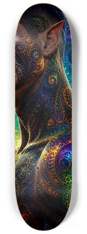 Psychedelic Gay Fractal Jet Black Elf #24 #2
