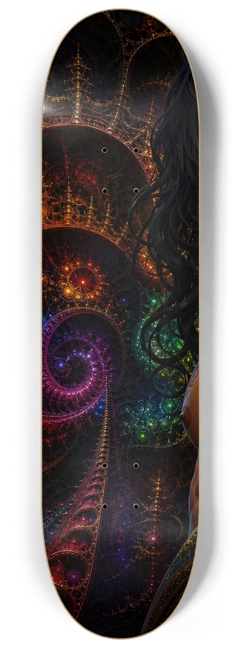 Psychedelic Gay Fractal Jet Black Elf #9 #1