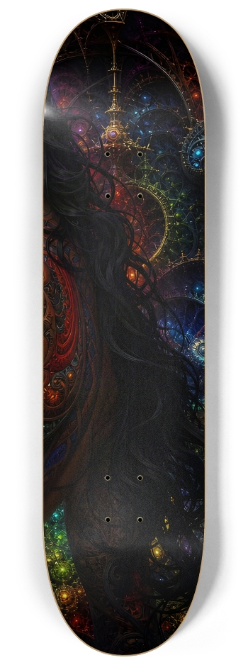 Psychedelic Gay Fractal Jet Black Elf #9 #3