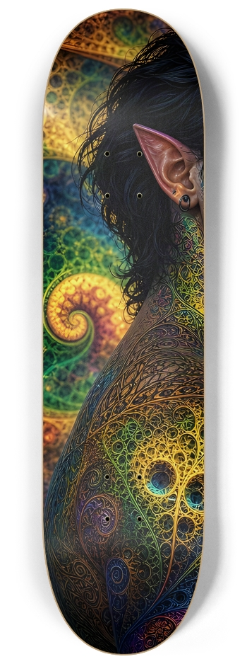 Psychedelic Gay Fractal Jet Black Elf #5 #1