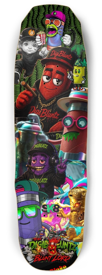 Digi Bluntz Skateboard Sledge