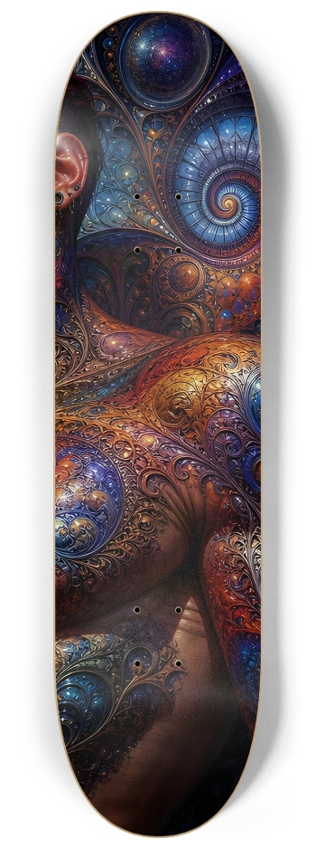 Gay Fractal Man #46 #3 8-1/4 Skateboard Deck
