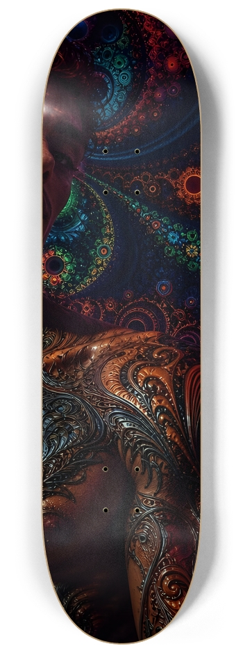 Gay Fractal Man #47 #3 8-1/4 Skateboard Deck