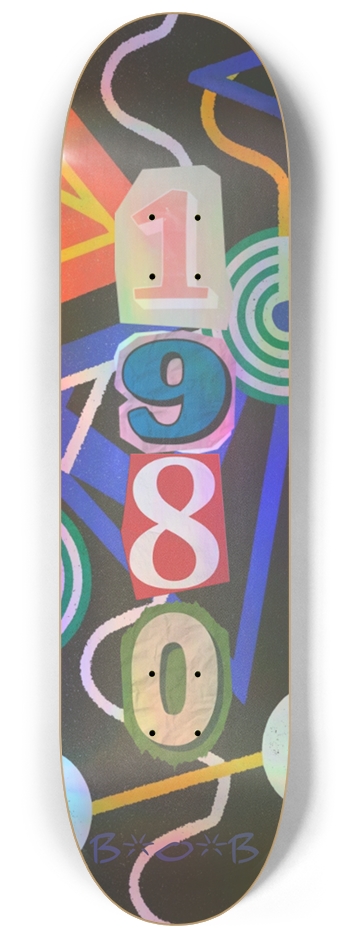 1980 8-1/4 Skateboard Deck
