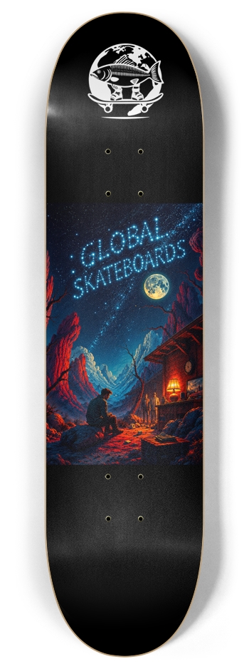 Outside House Global Skate 8 Inch Skateboard Deck