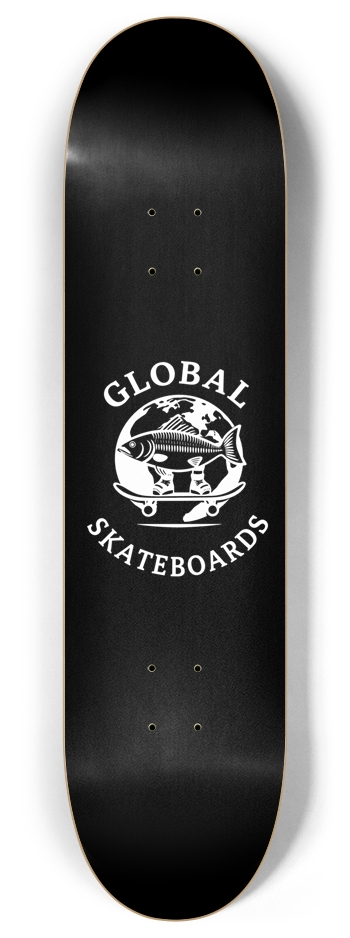 Global Skate Logo 8 Inch Skateboard Deck