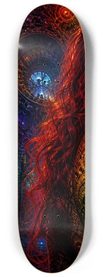 Gay Fractal Man 0050 #1 8-1/4 Skateboard Deck
