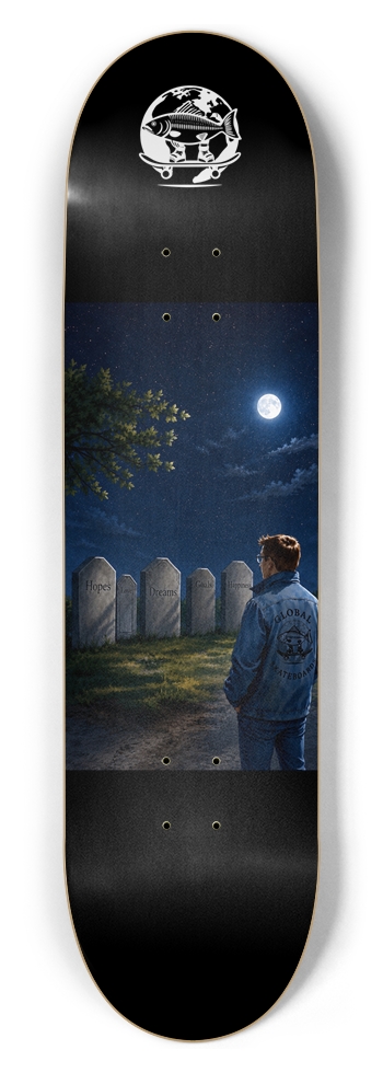 Graveyard Global Skate 8-1/2 Skateboard Deck