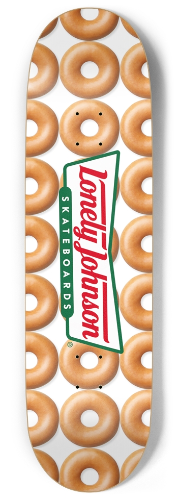Lonely Johnson Doughnut Skateboard Deck 9.0 Inch 9 Inch Skateboard