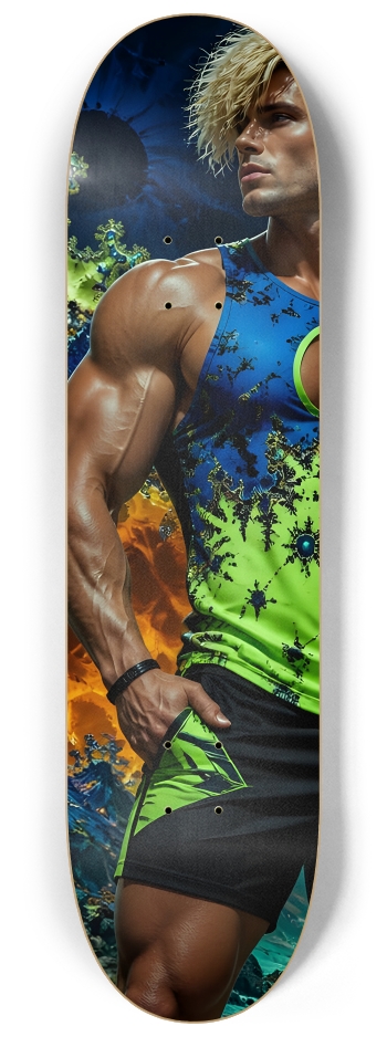 The Fractal Workout #1 #1 8-1/4 Skateboard Deck